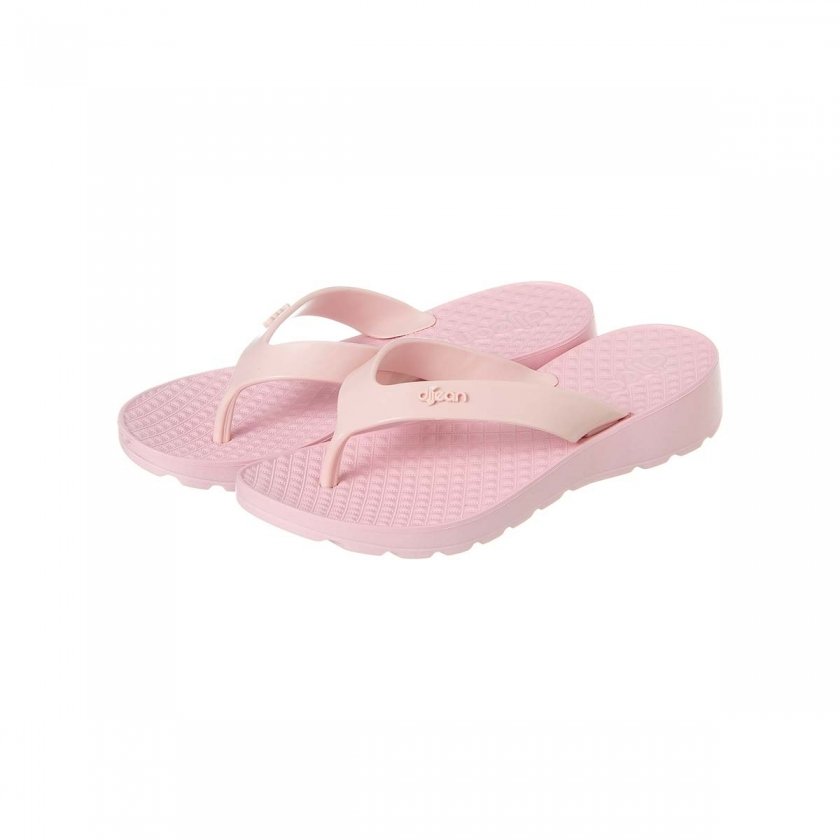 Na imagem temos um lindo chinelo de dedo feminino Dijean na cor rosa.