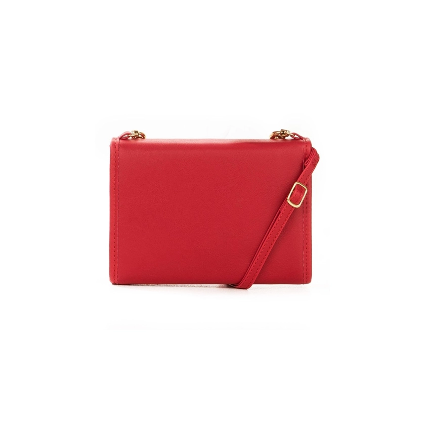 A mini bolsa feminina Rafitthy em vermelho com alça de corrente dourada é um acessório que combina elegância e modernidade. Seu tamanho compacto permite que você carregue apenas o essencial com estilo. O vermelho vibrante adiciona um toque de cor e sofisticação ao seu visual, enquanto a alça de corrente dourada acrescenta um elemento de luxo e glamour. Ideal para diversas ocasiões, esta bolsa é perfeita para complementar looks tanto para eventos especiais quanto para o dia a dia. Fabricada com a qualidade característica da Rafitthy, esta mini bolsa é uma escolha refinada para mulheres que buscam elegância e praticidade em seus acessórios.