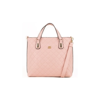 Bolsa Feminina Rafitthy Rosa Claro Média 