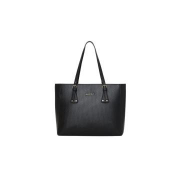 Bolsa Tote Feminina Rafitthy Trama Preto