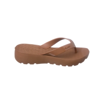 Chinelo de Dedo Feminino Dijean Marrom