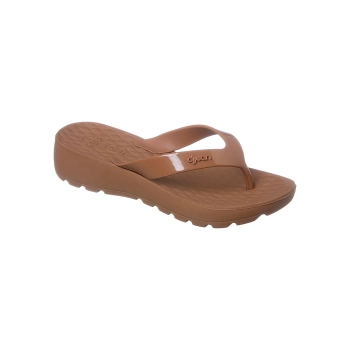 Chinelo de Dedo Feminino Dijean Marrom