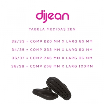Chinelo Feminino Dijean Zen Rose Quartz