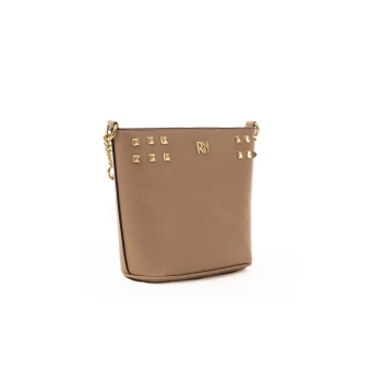 Mini Bolsa Feminina Rafitthy Belga Detalhes Dourados 