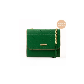 Mini Bolsa Feminina Rafitthy Verde Safari 